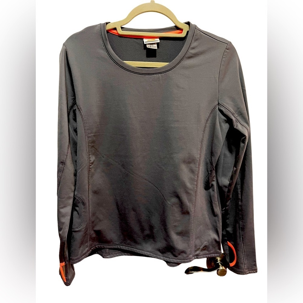 Avia - athletic top - grey / coral - size Med
